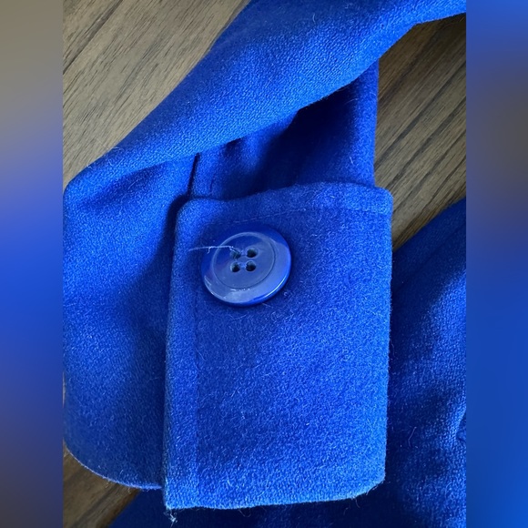 Vintage Thinsulate Blue Peacoat- Size Small - Picture 3 of 8